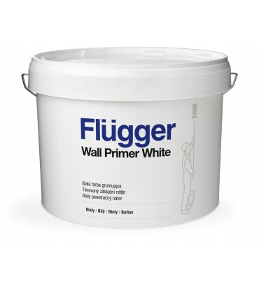 Farba Gruntująca dyspersyjna akrylowa Biała Flügger Flugger Wall Primer 10L
