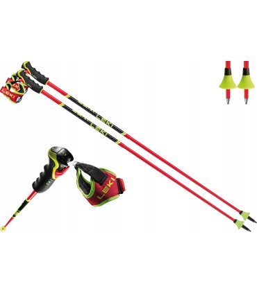 Kije zjazdowe narciarskie do slalom gigant LEKI VENOM GS 3D 652676911 135