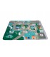 Klocki edukacyjne drewniane miasto auta 115szt + mata puzzle Zestaw Prezent