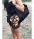 Torba na opał drewno kominkowe chrust wytrzymała do przenoszenia 20kg