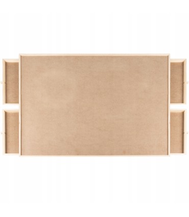 Drewniana tablica podkładka na puzzle 1500 do układania z szufladkami 89x69