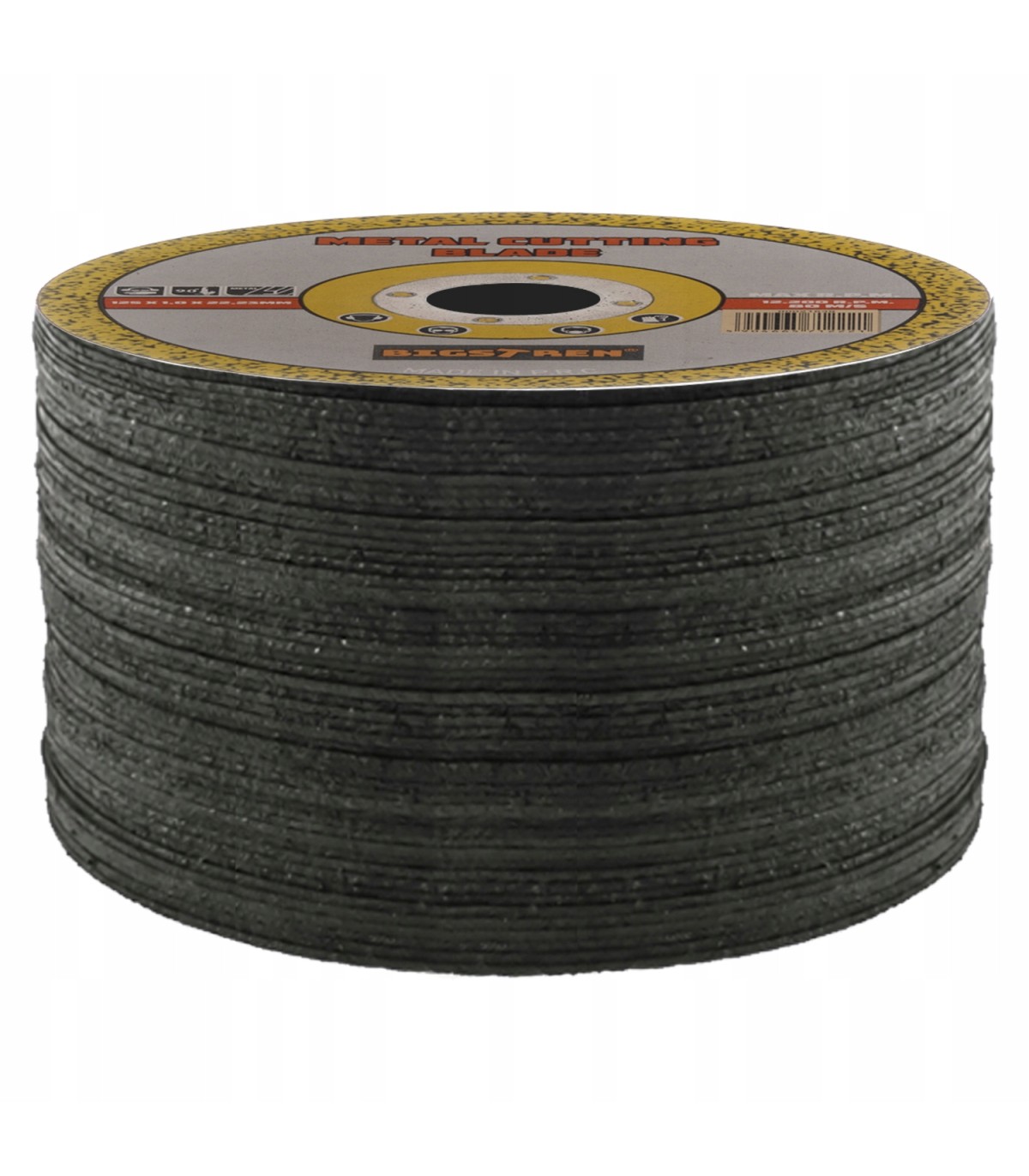 Tarcza do cięcia metalu 125mm Duży zestaw 50szt TRWAŁE MOCNE WYDAJNE tarcze
