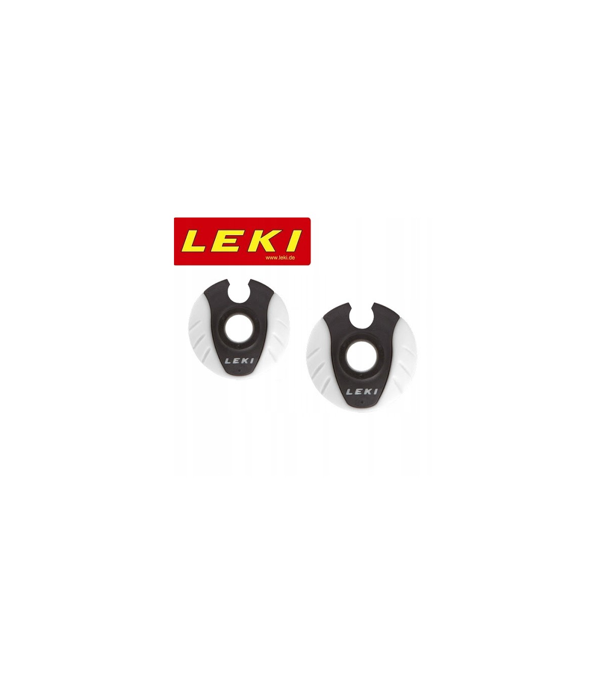 Talerzyki narciarskie LEKI COBRA black-whit 2szt