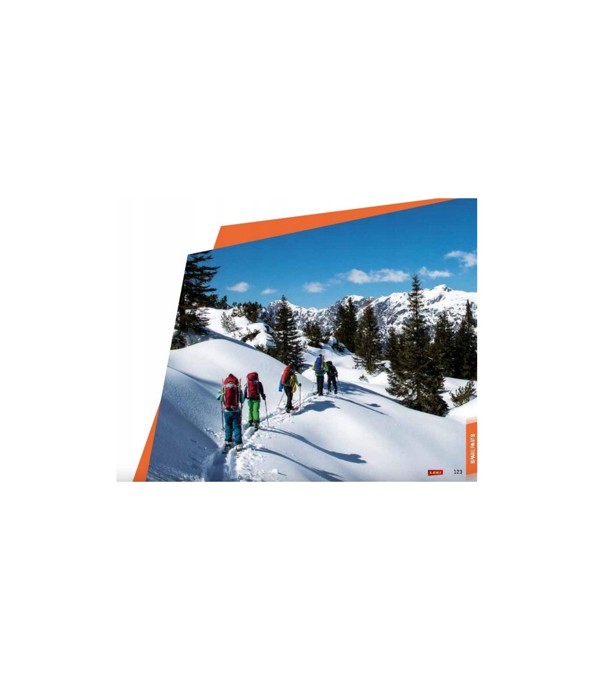 Talerzyki LEKI Big Mountain 2szt 95mm neon Skitour