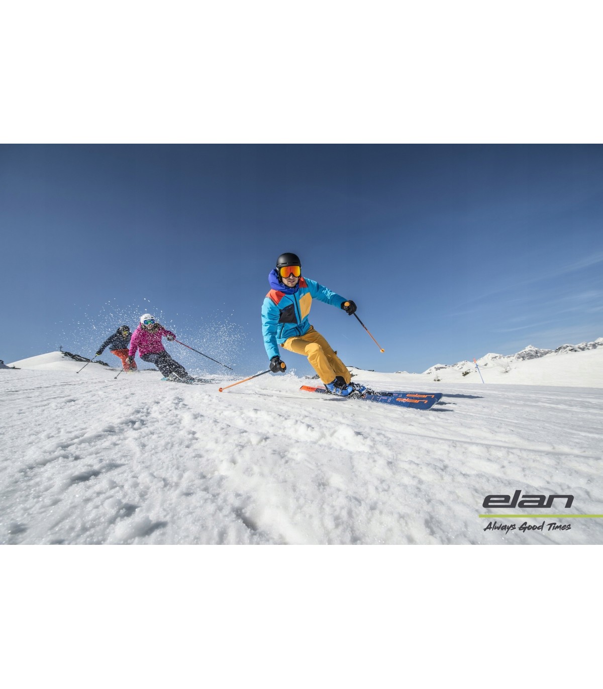 Narty zjazdowe ELAN ELEMENT Track 76RS Groove 160 cm wiązania EL10 GW LS