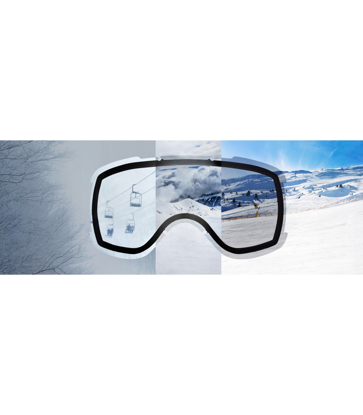 Kask narciarski z szybą Cairn MAVERIC EVOLIGHT NXT Fotochrom S1-S3 54-56