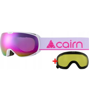 Gogle narciarskie snowboardowe Cairn MAGNETIC J SPX3 S3 z wymienną szybą S1