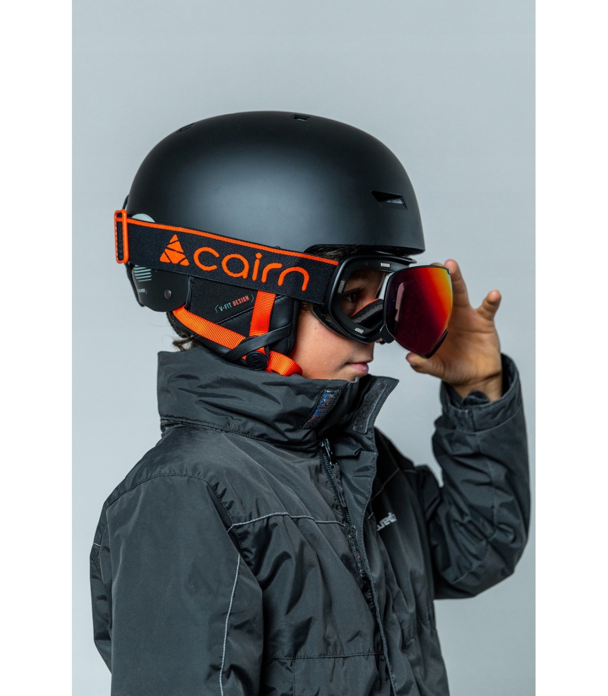 Gogle narciarskie snowboardowe Cairn MAGNETIC J SPX3 S3 z wymienną szybą S1
