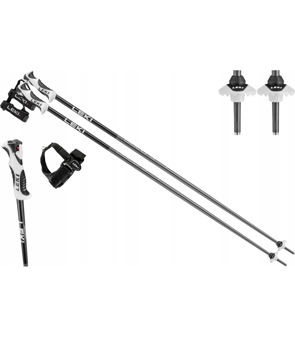 Kije kijki zjazdowe narciarskie LEKI BOLD TRIGGER S 65466431 130cm