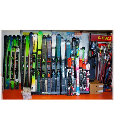 Narty zjazdowe ELAN ELEMENT CARBON 74 LS 160cm z wiązaniami EL11