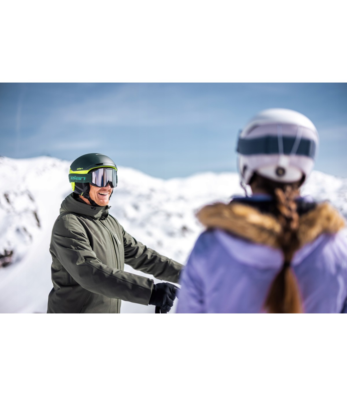 Gogle narciarskie snowboardowe cylindryczne ELAN