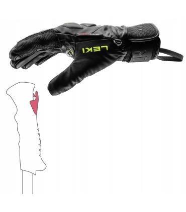 Rękawice narciarskie rękawiczki LEKI WORLDCUP WCR Venom Speed 3D 7.5