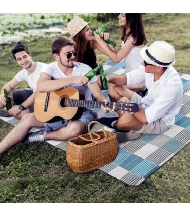 Koc plażowy Mata Piknikowa Plażowa z izolacją 200x200cm Trizand 21077