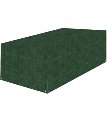 Pokrowiec ogrodowy na zestaw mebli 240 x 180 x 100 cm zielony 23491
