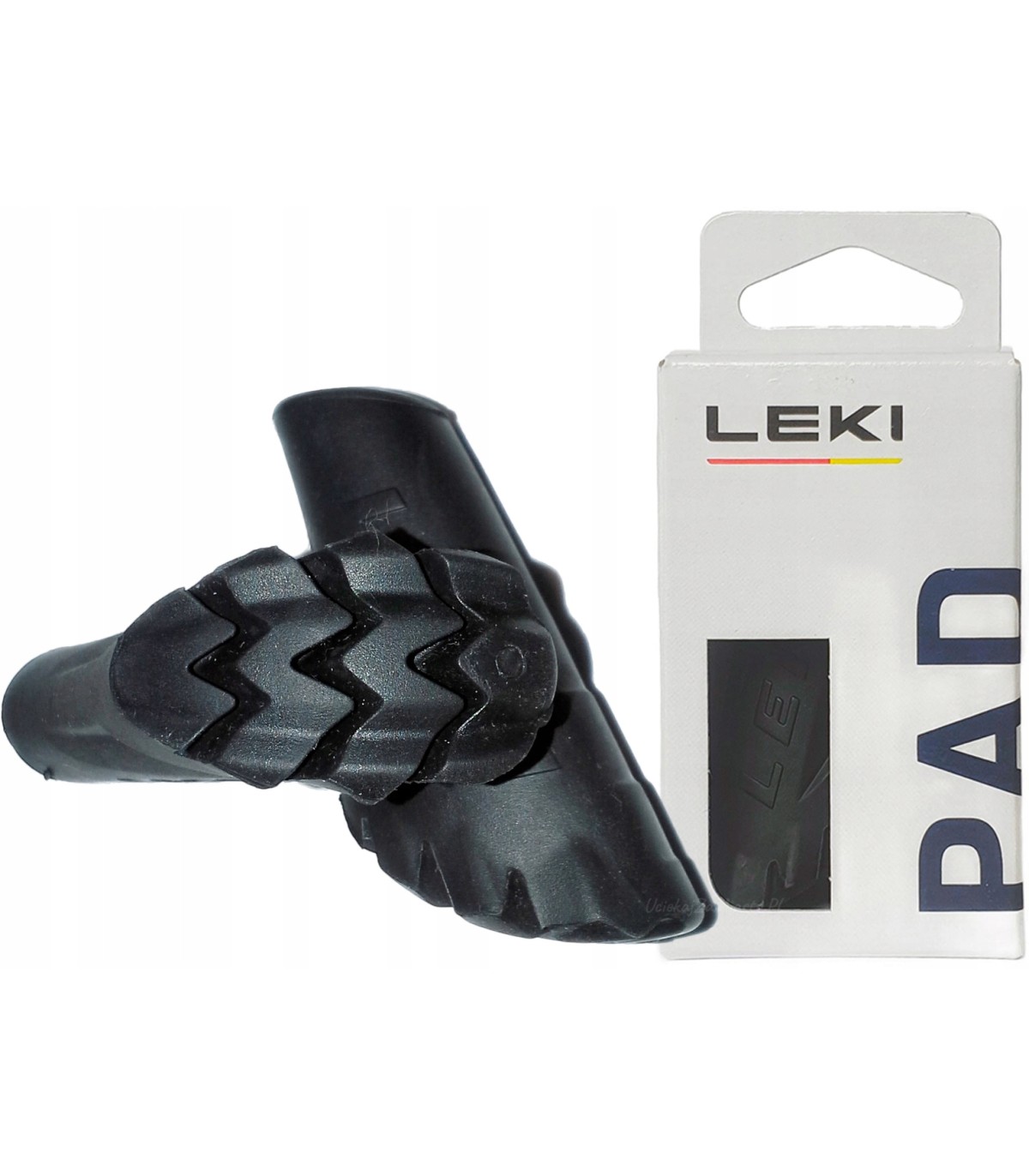 Buciki nakładki do kijów LEKI Nordic Walking PowerGrip Pad w opakowaniu