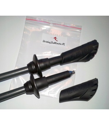 Buciki nakładki do kijów LEKI Nordic Walking PowerGrip Pad w opakowaniu