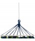 Hamak ogrodowy dwuosobowy 260x160cm Gardlov 21078