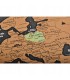 Mapa Świata Zdrapka na Prezent Dekoracja Plakat Duża Świat Tuba + Akcesoria