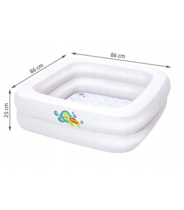 Basen dmuchany wanienka 86x86x25cm BESTWAY 51116