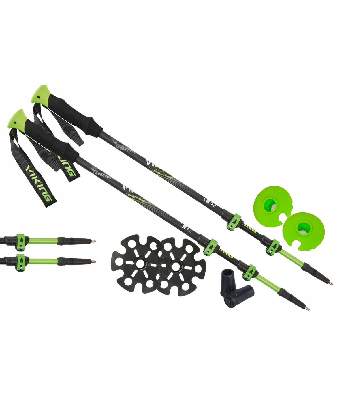 Kije kijki Trekkingowe Skitour Viking Kivi 135 cm
