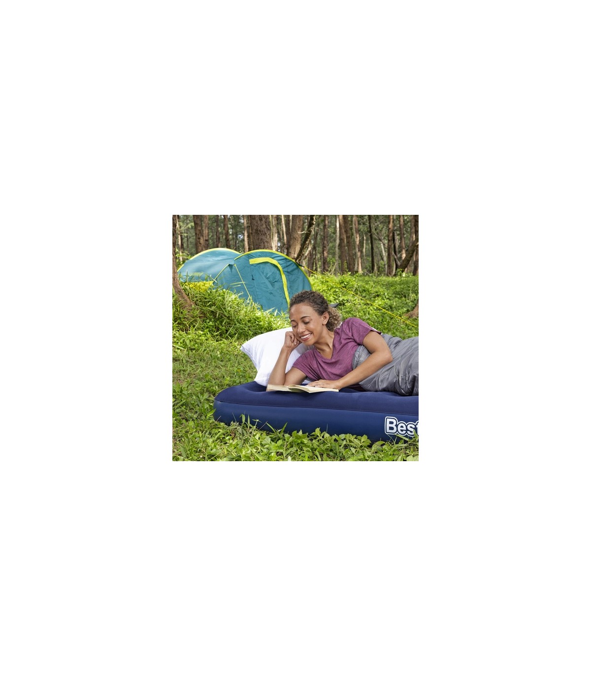 Materac jednoosobowy pojedynczy 185x76x22cm BESTWAY 67000