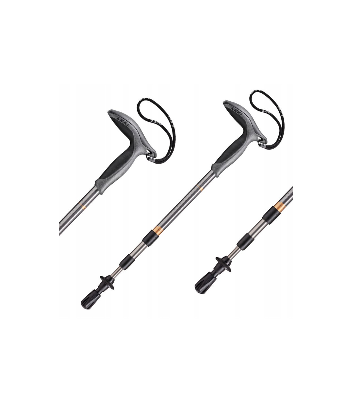 Laska hikingowa kij Leki Super Micro ALU 46-90cm