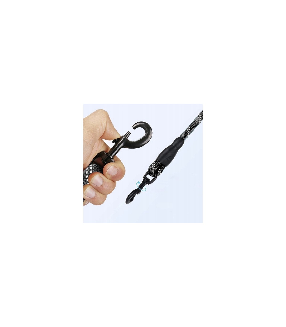 Smycz treningowa odblaskowa 5m Purlov 21655