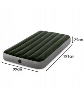 Materac jednoosobowy Intex 191 x 99 x 25 cm szary 64107