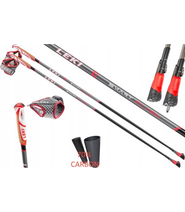 Kijki Nordic Walking LEKI SMART FLASH Carbon 120cm