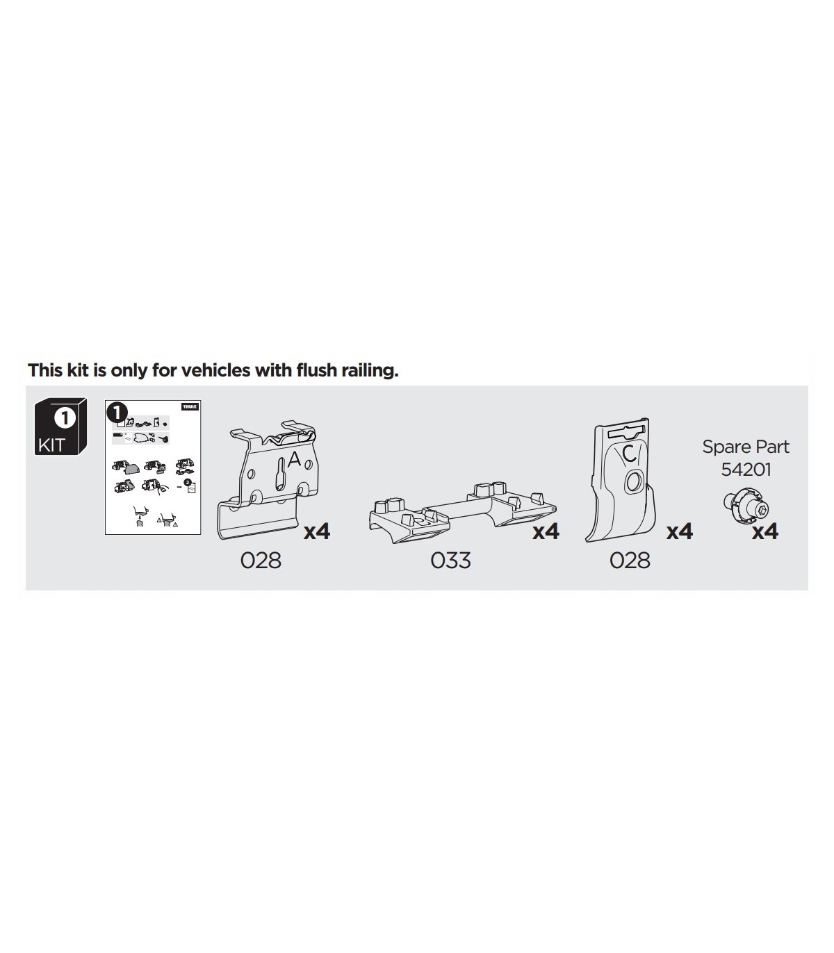 Thule kit 186029 Insignia Estate Country Tourer