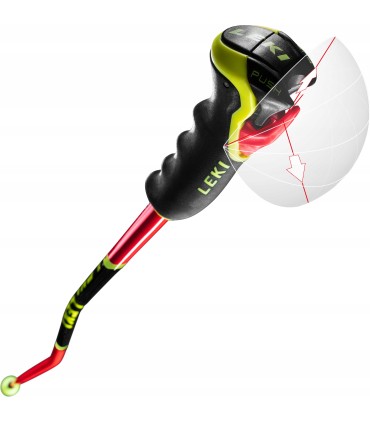 Kije zjazdowe gięte LEKI WorldCUP TBS GS 3D 125cm