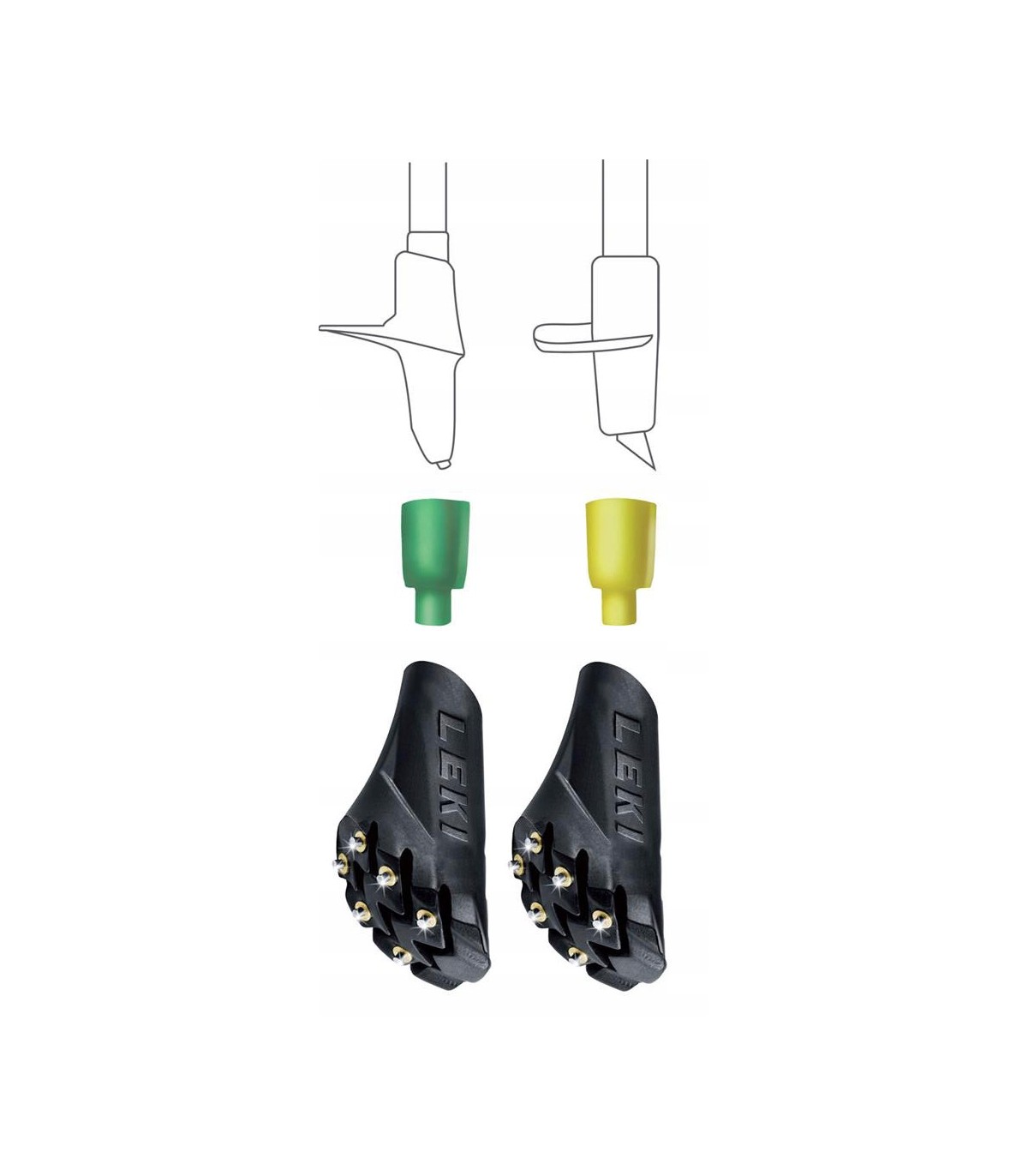 Buciki LEKI Nordic Walking SILENT SPIKE Multi Pad