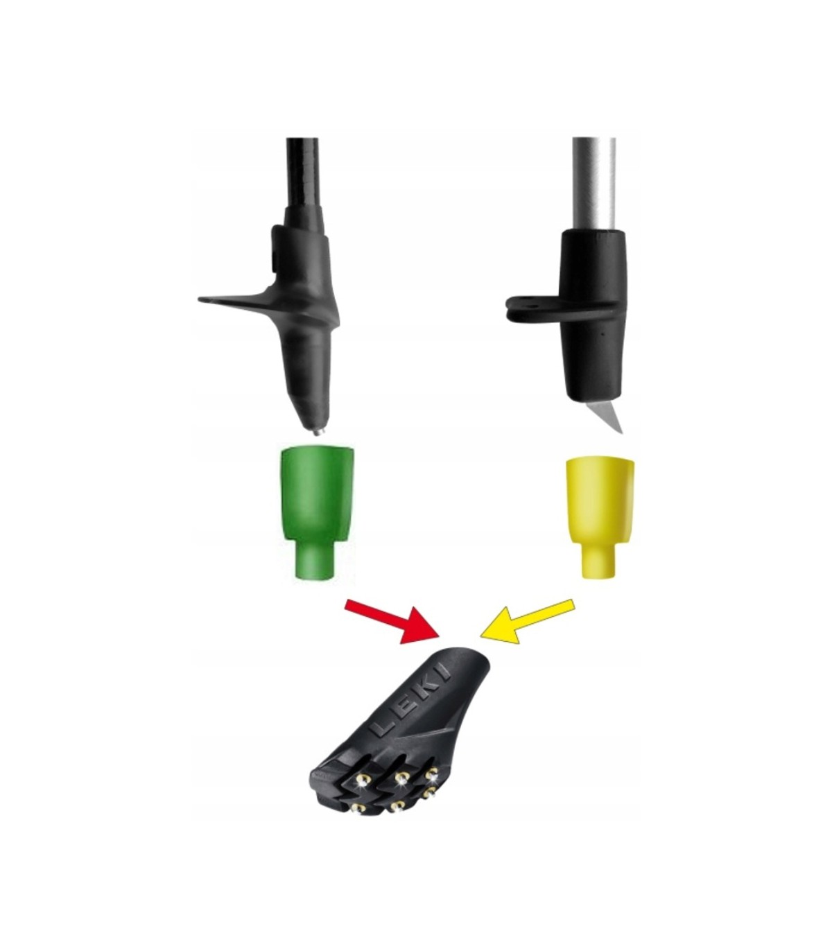 Buciki LEKI Nordic Walking SILENT SPIKE Multi Pad