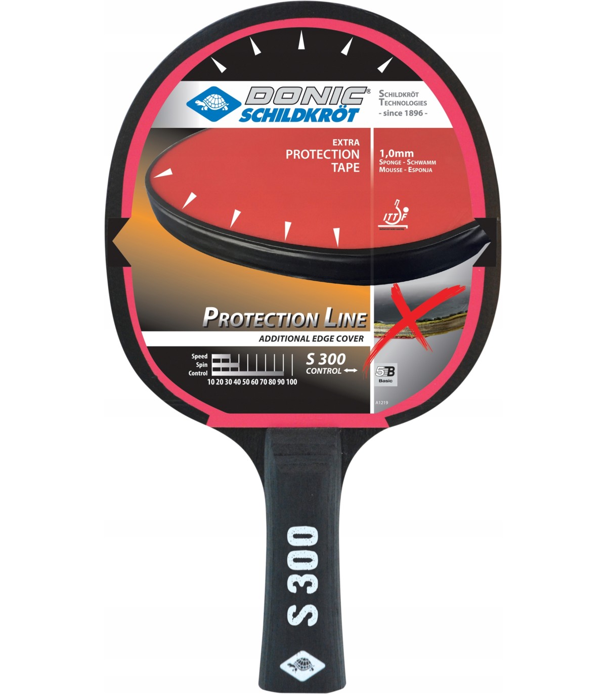 Rakietka do tenisa stołowego Donic Protection S300