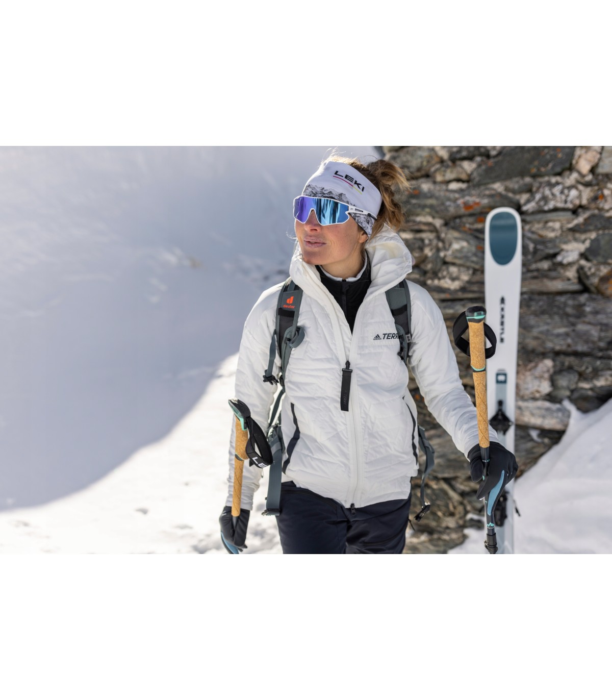 LEKI Guide Lite 2 kije Skiturowe trekkingowe 145