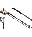 Kije kijki trekkingowe LEKI BLACK CARBON 100-135cm