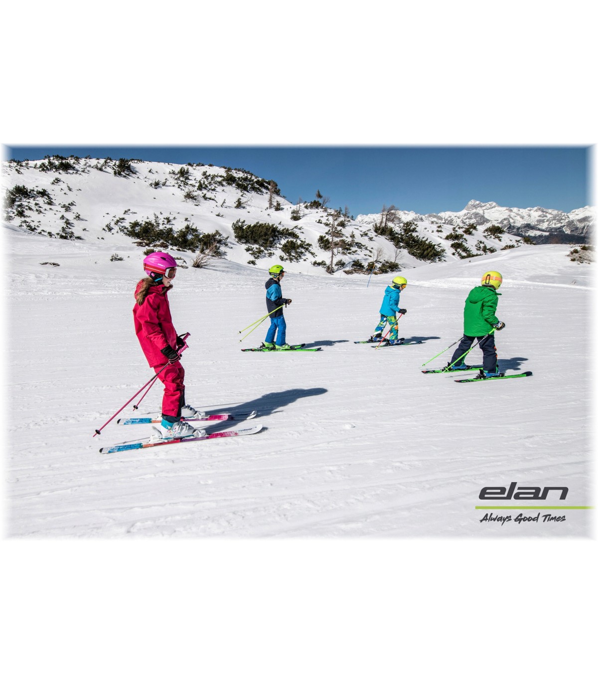Narty dziecięce ELAN JETT QS EL4.5 U-Flex 100cm
