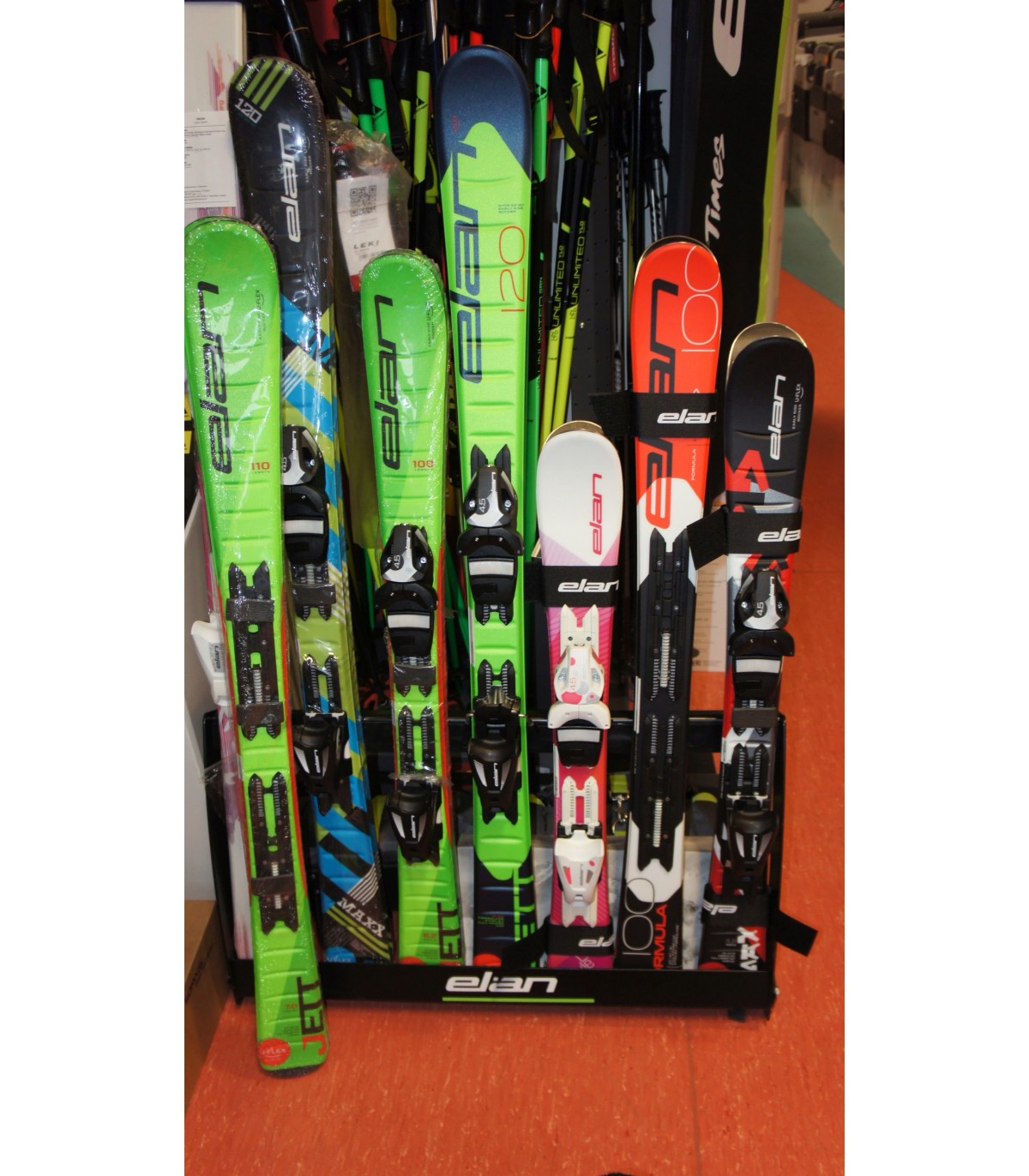 Narty dziecięce ELAN JETT QS EL4.5 U-Flex 100cm