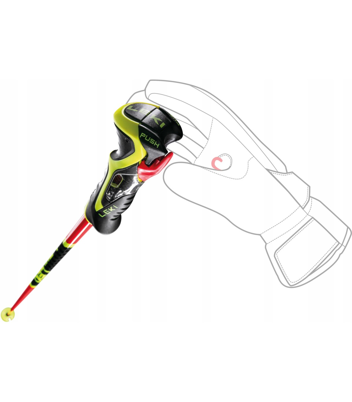 Kije zjazdowe slalom LEKI WORLDCUP TBS SL 3D 120cm