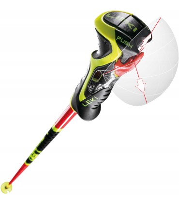 Kije zjazdowe slalom LEKI WORLDCUP TBS SL 3D 120cm
