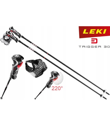 Kijki kije narciarskie LEKI CARBON 14 3D 125cm