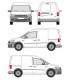 Bagażnik dachowy belki relingi VW Caddy 2010 2015