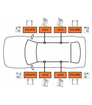 Bagażnik belki dachowe reling Audi A6 C6 2004-2011