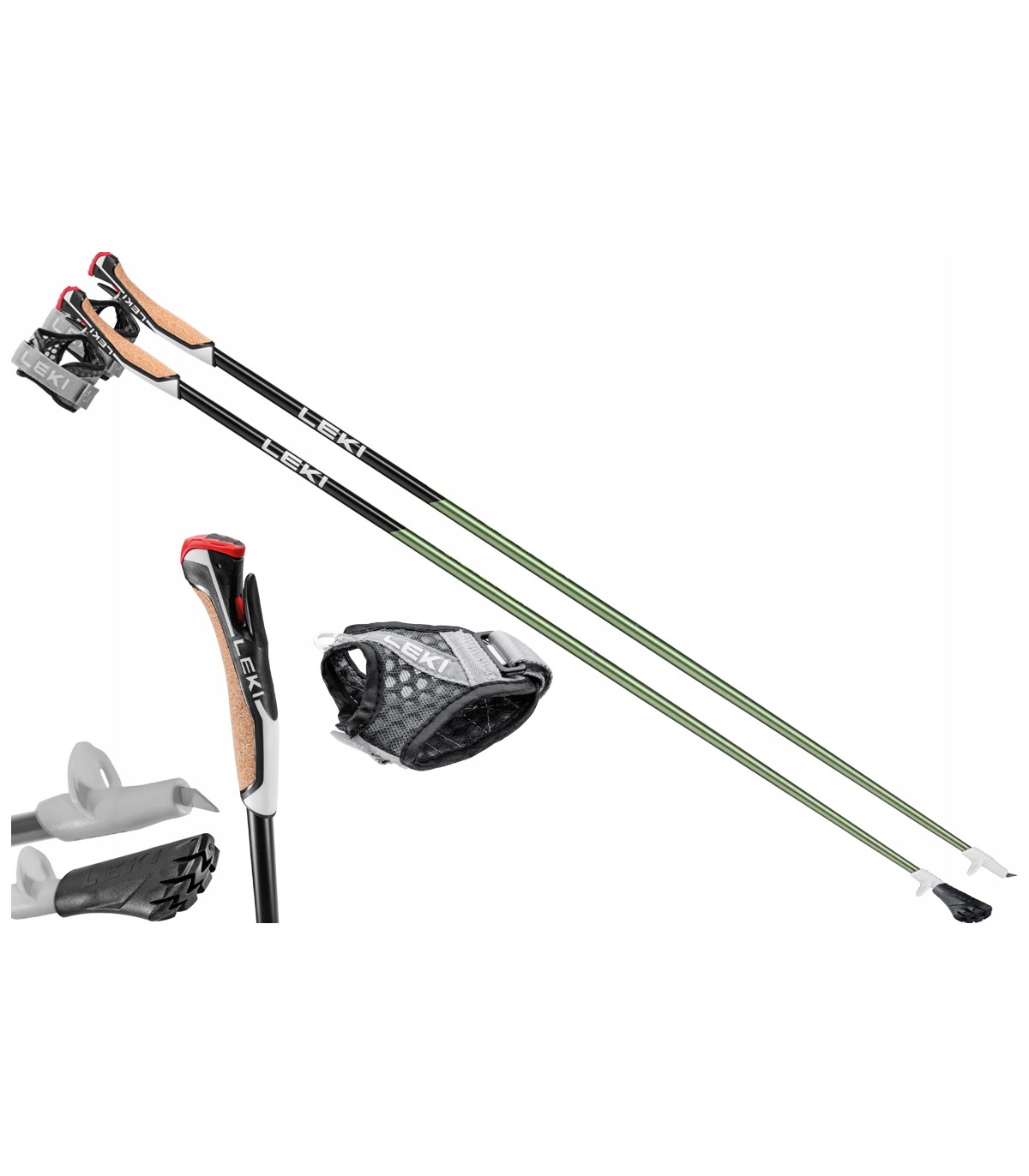Kije Kijki Nordic Walking LEKI Flash Carbon 100cm