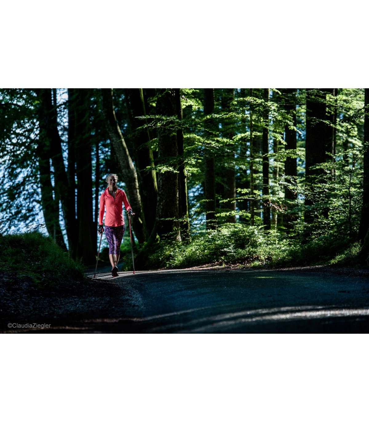 Kije kijki Nordic Walking LEKI SPIN SHARK 100-130