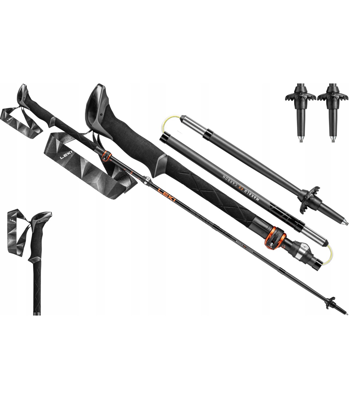 Kije trekkingowe LEKI Makalu FX Carbon 130 254g