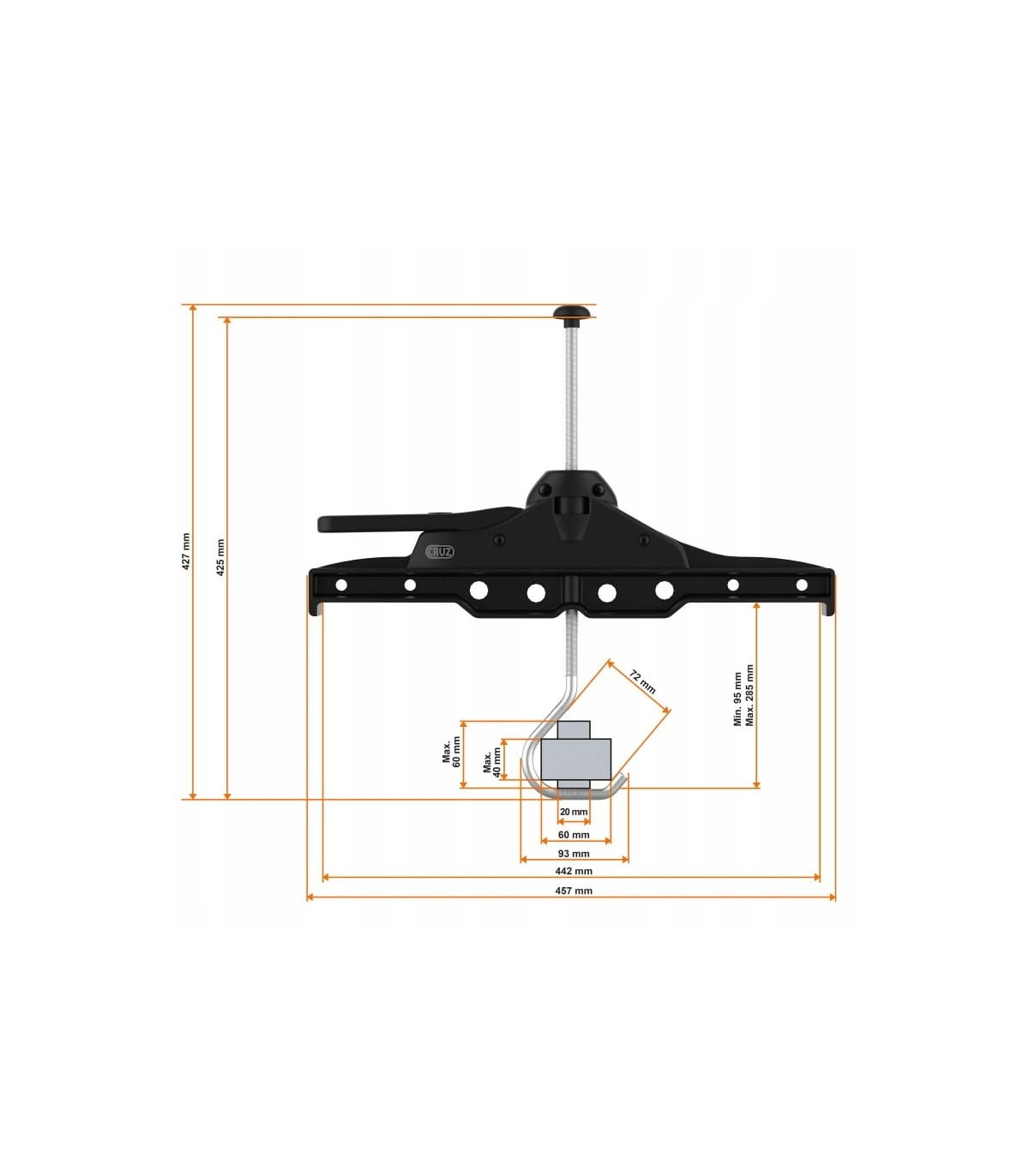 Cruz uchwyty zabezpieczenie drabiny Ladder Clamp
