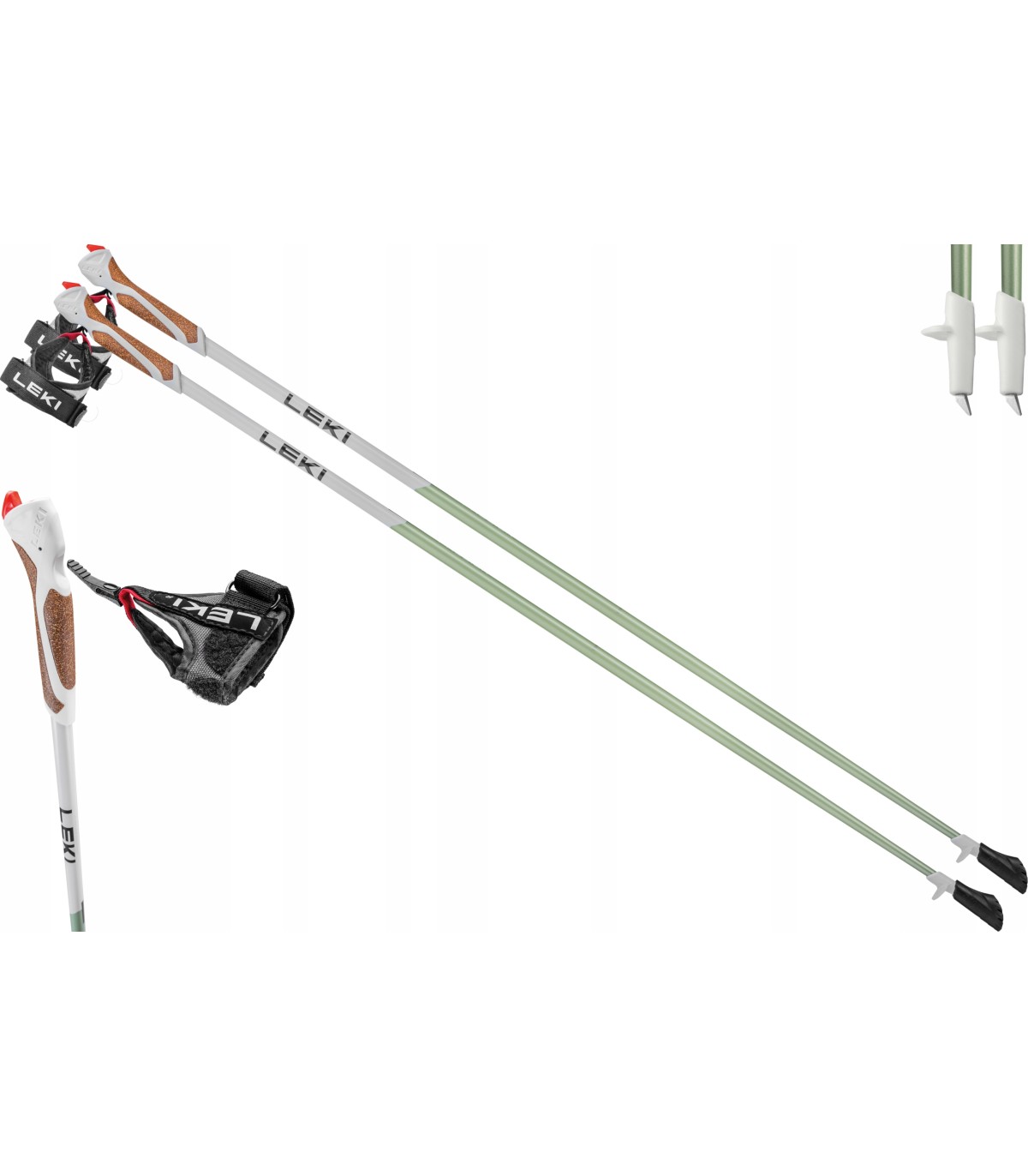 Kije karbon Kijki Nordic Walking LEKI PASSION 120