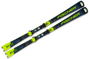 Narty zjazdowe slalomowe Fischer RC4 Worldcup SC PRO 160cm Yellow Base + wizania RC4 Z13 GW Grip Walk FreeFlex Brake 85 [A]